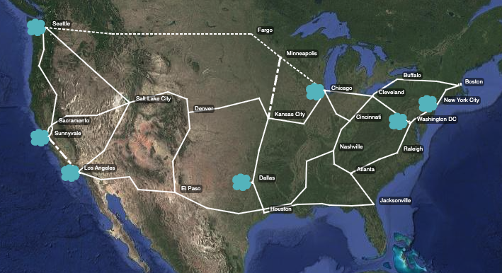 map of the USA